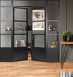 Anthracite grey internal door - Integra Windows